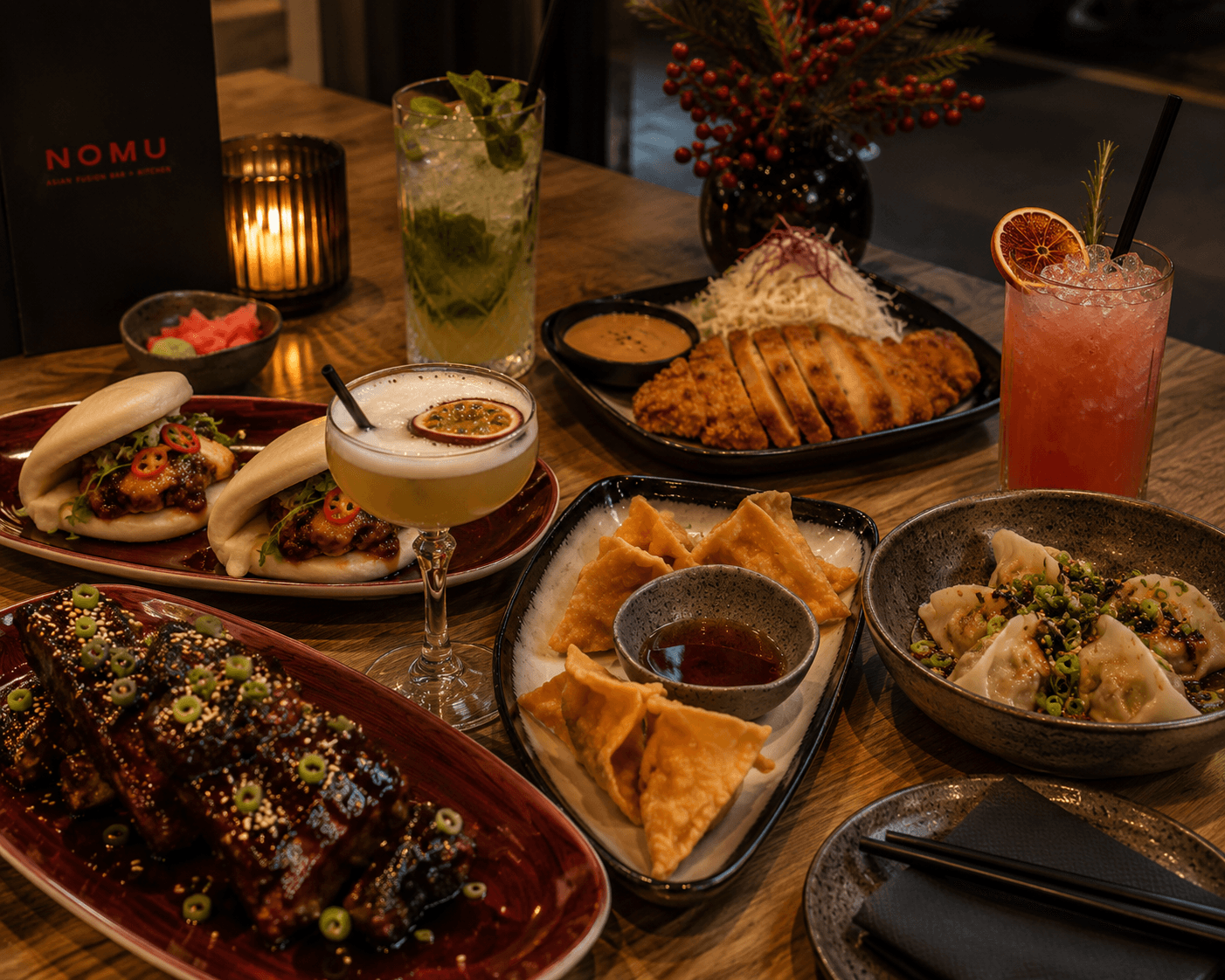 Christmas Day sharing menu at Nomu